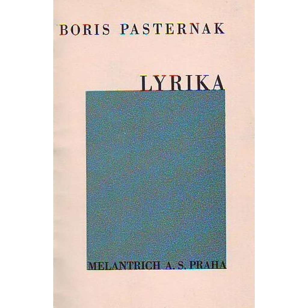 Lyrika (edice: Poesie, sv. 15) [poezie, Pasternak]